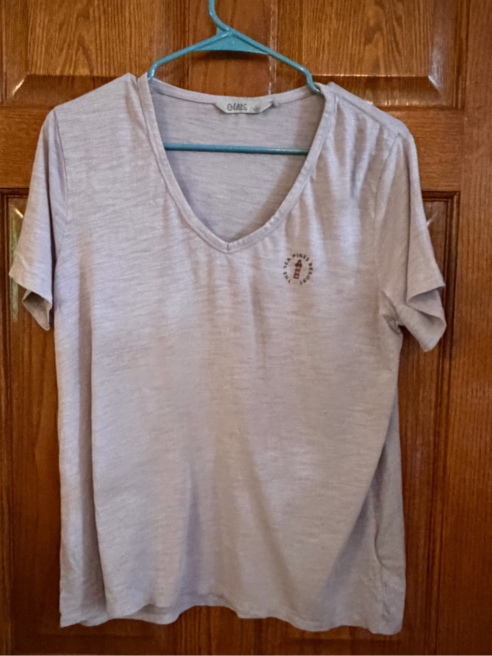 Tasc Performance Woman’s Large Purple V Neck Pullover Sea Pines Resort Logo
